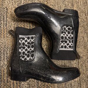 COACH rain boots